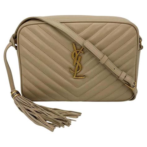 ysl lou camera bag gold hardware|ysl camera bag dark beige.